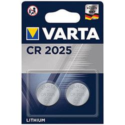 Varta CR2025 Lithium Coin Cell Battery Pack of 2 06025101402 , HuntOffice.ie on Productcaster.