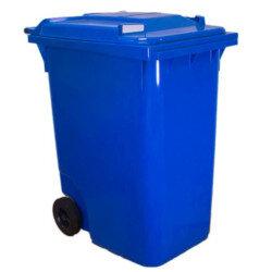 Craemer 2 Wheeled Plastic Bin 360L Blue on Productcaster.