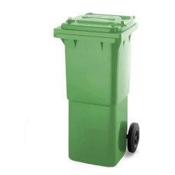 Craemer 2 Wheeled Plastic Bin 60L Capacity Green on Productcaster.