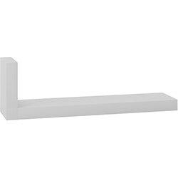 Auttica Light Grey Left Corner Wall Shelf W1280xD300xH400mm on Productcaster.