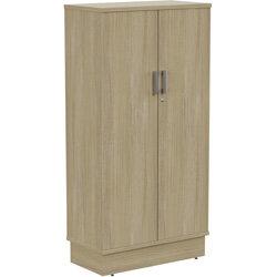 Grand Tall Cupboard With Lockable Doors W805xD420xH1615mm Urban Oak on Productcaster.