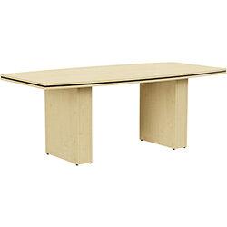 Oskar 2000mm Maple Boat Shaped Boardroom & Meeting Office Table on Productcaster.