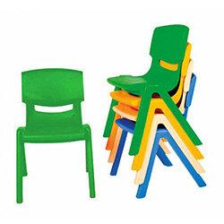 Kite Easy Stack Plastic Chair 30cm Green on Productcaster.