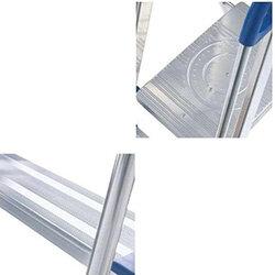 Abru Blue Seal 3-Tread Professional Aluminium Step Ladder Height 0.58m Sliver 10503 on Productcaster.