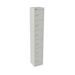 Bisley 6 Door Locker Steel Goose Grey CLK126-73 , HuntOffice.ie on Productcaster.