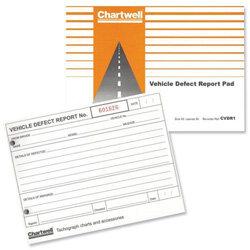 Vehicle Defect Report Book 50 Sheets CVDR1 Chartwell , HuntOffice.ie on Productcaster.