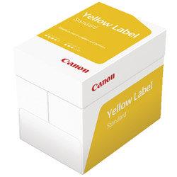 A4 Canon Yellow Label Standard Paper 80gsm White Box of 2500 Sheets on Productcaster.