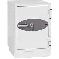 Phoenix Datacare DS2002K Size 2 Data Safe with Key Lock White 17L 90min Fire Protection on Productcaster.