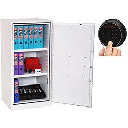 Phoenix Fire Ranger FS1511F Size 1 Fire Safe with Fingerprint Lock White 230L 30min Fire Protection on Productcaster.