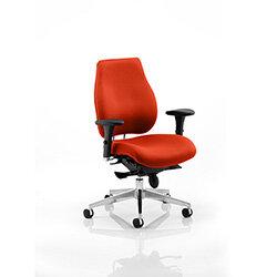 Chiro Plus High Back Ergonomic Posture Office Chair Pimento Rustic Orange , HuntOffice.ie on Productcaster.