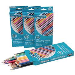 Classmaster Colouring Pencils Assorted CPW36 Pack of 36 , HuntOffice.ie on Productcaster.