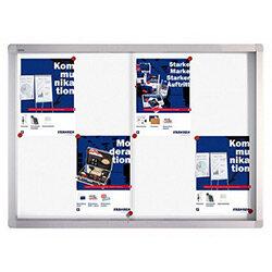 Franken Display Case PRO Magnetic Whiteboard 9 x A4 on Productcaster.