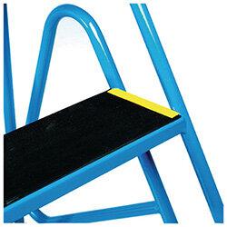 Fort Mobile Steps 2 Tread Looped Handrail Height 960mm Capacity 150kg WS511 on Productcaster.