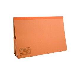 Guildhall Legal Wallet Double Pocket Manilla 2x35mm Foolscap Orange Pack of 25 , HuntOffice.ie on Productcaster.