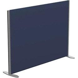 Sprint Eco Freestanding Screen Straight Top W1400xH1000mm Dark Blue - With Stabilising Feet on Productcaster.