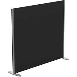 Sprint Eco Freestanding Screen Straight Top W1400xH1200mm Black - With Stabilising Feet on Productcaster.