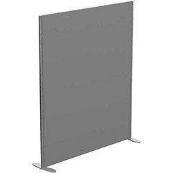 Sprint Eco Freestanding Screen Straight Top W1400xH1600mm Grey - With Stabilising Feet on Productcaster.