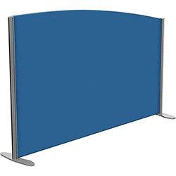 Sprint Eco Freestanding Screen Curved Top W1600xH1000-800mm Blue - With Stabilising Feet on Productcaster.