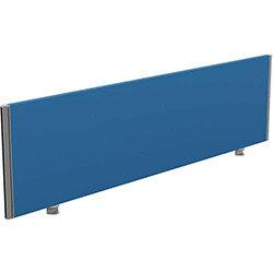 Sprint Eco Office Desk Screen Straight Top W1800xH480mm Blue on Productcaster.