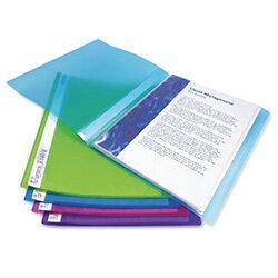 Rapesco A4 Flexi Display Book 20 Pocket Bright Assorted 10pk , HuntOffice.ie on Productcaster.