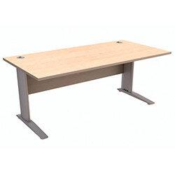 Cantilever Office Desk Rectangular W1800xD800xH725mm Maple Komo on Productcaster.