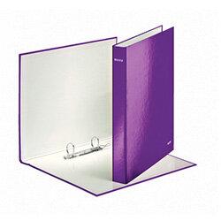 Leitz WOW A4 Plus 25mm 2 D-Ring Binder Purple Pack of 10 42410062 on Productcaster.