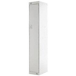 Quarto 1 Door Steel Locker W300xD450xH511mm Light Grey MC00080 , HuntOffice.ie on Productcaster.