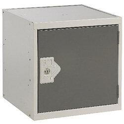 One Compartment Cube Locker Dark Grey 450x450x450mm MC00099 , HuntOffice.ie on Productcaster.