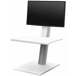 Humanscale QuickStand ECO Height-Adjustable Sitting/Standing Single Monitor Workstation White QSEWS , HuntOffice.ie on Productcaster.