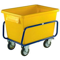 Plastic Container Truck 1040x700x860mm Yellow 326056 on Productcaster.