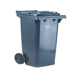 Wheelie Bin 120 Litre 2 Wheel Grey - Suitable for general waste or recyclables - UV stabilised polyethylene for durability' , ''HuntOffice.ie' on Productcaster.