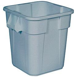 Square Brute Bin Container 106 Litre Base Without Lid Grey - Square containers for general use on Productcaster.