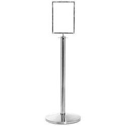 VFM Flat Top Post and Sign Holder Silver 399898 , HuntOffice.ie on Productcaster.