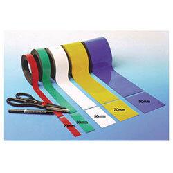 Magnetic Easy Wipe Racking Tape White 50mmx10m , HuntOffice.ie on Productcaster.