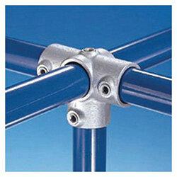 Metal Clamp System Type A 27mm 3-Way Cross With Vertical Through Centre Connector , HuntOffice.ie on Productcaster.