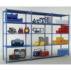 Heavy Duty Tubular Shelving Starter Bay HxWxDmm 2500x1260x500 , HuntOffice.ie on Productcaster.