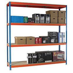 2.5m High Heavy Duty Boltless Chipboard Shelving Unit W1500xD900mm 600kg Shelf Capacity With 4 Shelves - 5 Year Warranty on Productcaster.