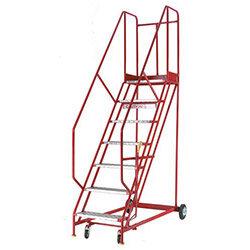 Heavy Duty Warehouse Steps Aluminium 5 Tread Max Height 2.165M Platform Height 1.25M , HuntOffice.ie on Productcaster.