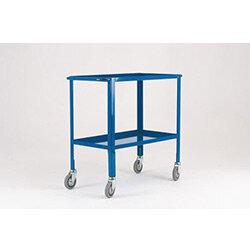 Two Tier Service Trolley With Handle At One End Capacity 150kg on Productcaster.