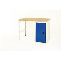 Basic Pedestal Workbench Basic Workbench With Single 800mm Cupboard H900 x D600 x L1800mm on Productcaster.