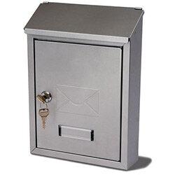 Basic Post Box Silver' , ''HuntOffice.ie' on Productcaster.