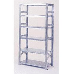 Zinc Plated Boltless Steel Shortspan Shelving Starter Bay HxWxD 2500x1200x500mm - 6 Shelf Levels, 205kg Shelf Capacity on Productcaster.