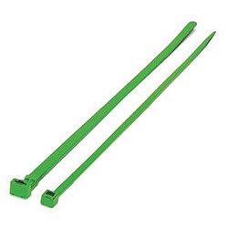 Standard Coloured Nylon Cable Ties Green LxW 100x2.5mm on Productcaster.