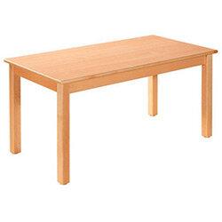 Rectangular Pre School Table Beech Natural 120x60x40cm High TC04000 , HuntOffice.ie on Productcaster.