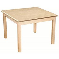 Square Primary School Table Beech Natural 80x80cm 58cm High TC35800 , HuntOffice.ie on Productcaster.