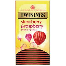 Pack of 20 Twinings Strawberry and Raspberry Individually Packaged Tea Bags on Productcaster.