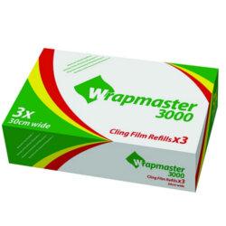 Wrapmaster 3000 Cling Film Refills 300mx30cm (Pack of 3) 31C80' , ''HuntOffice.ie' on Productcaster.