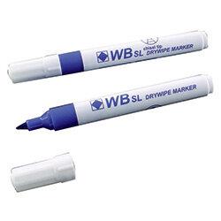 Whiteboard Marker Chisel Tip Blue 10 Pack WX26036 , HuntOffice.ie on Productcaster.