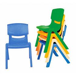 Kite Easy Stack Plastic Chair 30cm Blue - Ideal For Play-Schools, Pre-Schools, Junior Infants, Senior Infants, Home Use & More! on Productcaster.