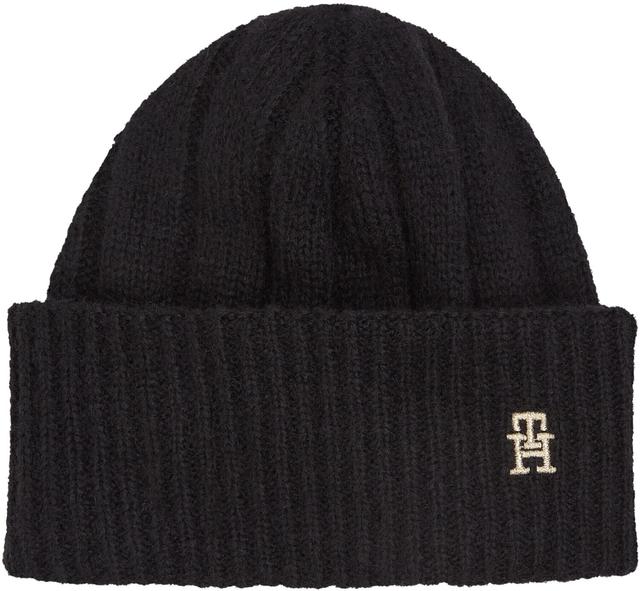 Tommy Hilfiger TH Monogram Plaque Beanie (AW0AW15307) on Productcaster.